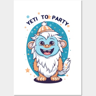 Yeti to Party Posters and Art